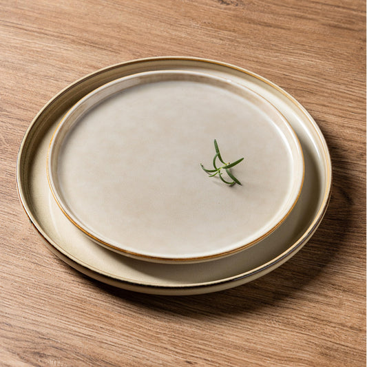 AmorArc Reactive Glaze Stoneware Dinnerware Set – Service for 8