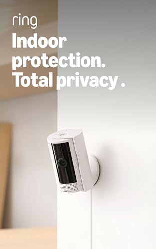 Ring Indoor Cam, Home or business security in 1080p HD video, White