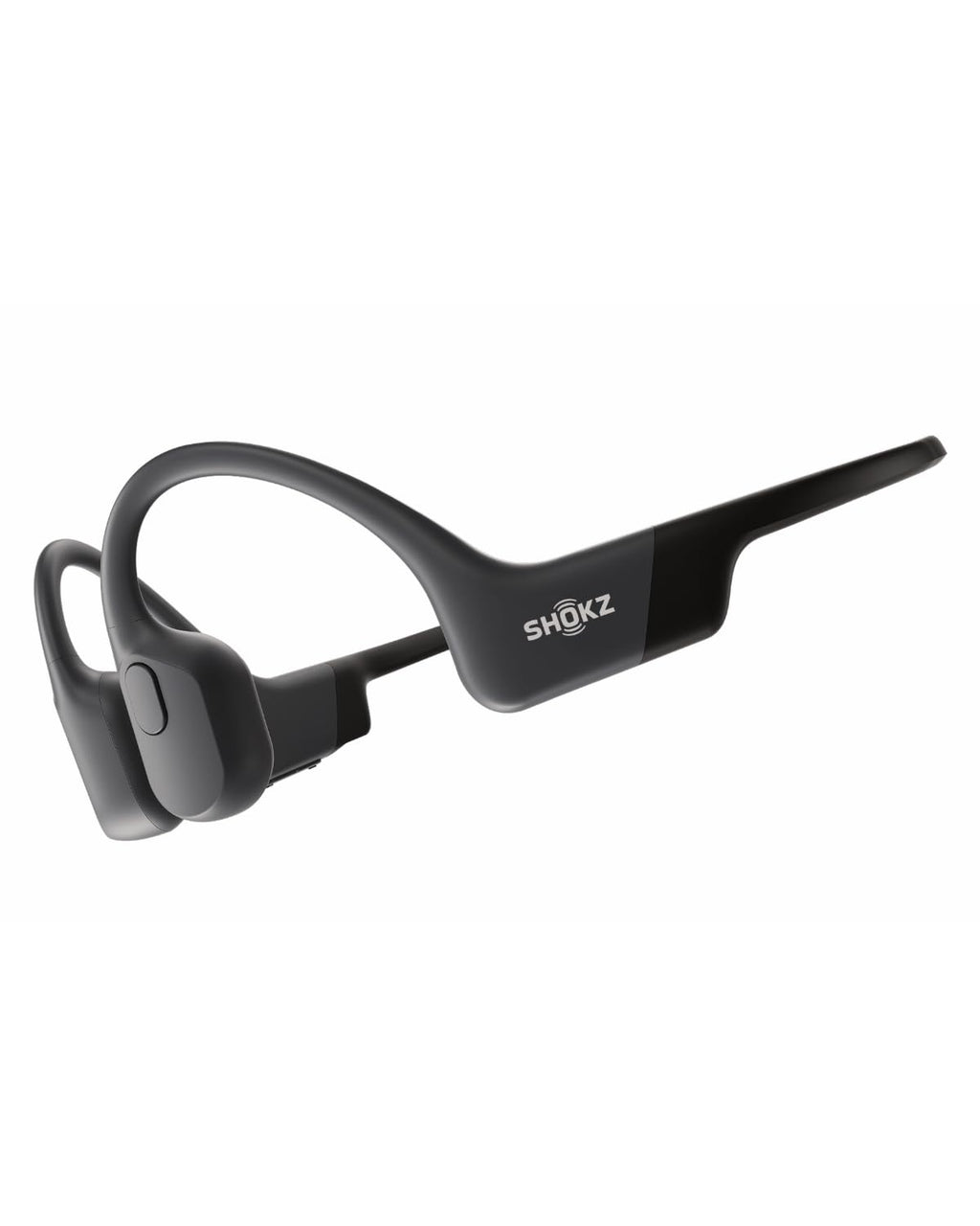 SHOKZ OpenRun Bone Conduction Open-Ear Bluetooth Sport Headphones, Running Workout Bundle with Waterproof Carrying Case & Sweat Headband, IP67 Sweat Resistant, 8H Playtime, Mic, Black