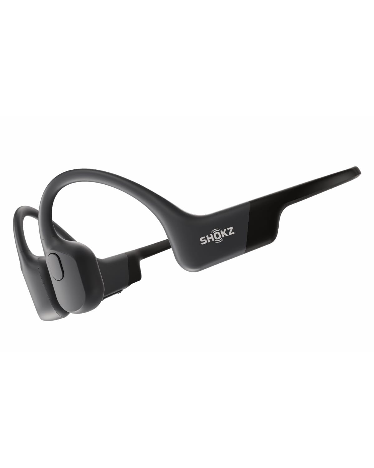 SHOKZ OpenRun Bone Conduction Open-Ear Bluetooth Sport Headphones, Running Workout Bundle with Waterproof Carrying Case & Sweat Headband, IP67 Sweat Resistant, 8H Playtime, Mic, Black