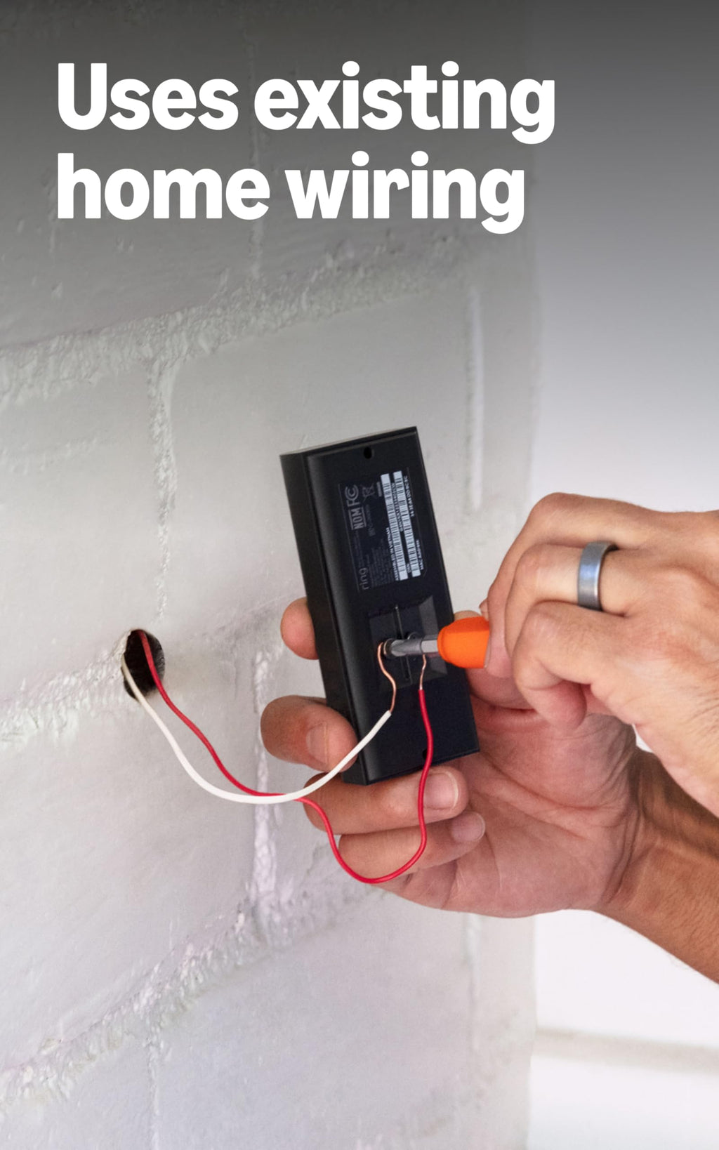 Ring Video Wired Doorbell (newest model), Home or business security, Two-Way Talk, advanced motion detection, HD camera and real-time alerts to monitor your front door (wiring required)